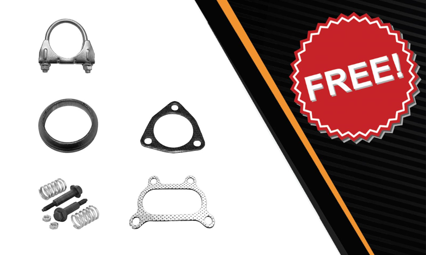 2014-2015 Honda Civic 1.8L EPA Approved Exhaust Manifold Catalytic Converter and Pipes Kit