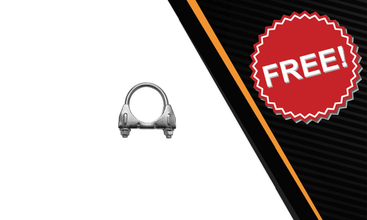 Northeastern Exhaust | Stainless Steel Direct Fit Exhaust Muffler Compatible for 2014-2019 Nissan Rogue 2.5L | Automotive Replacement Part | Free Clamp Gasket