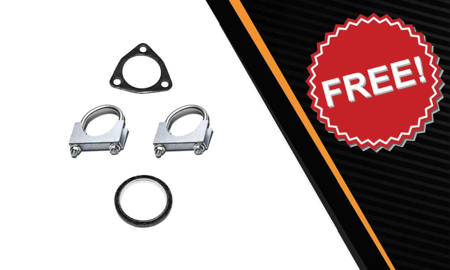 2008-2012 Honda Accord 2.4L Exhaust Catalytic Converter, Resonator and Muffler - SEDAN