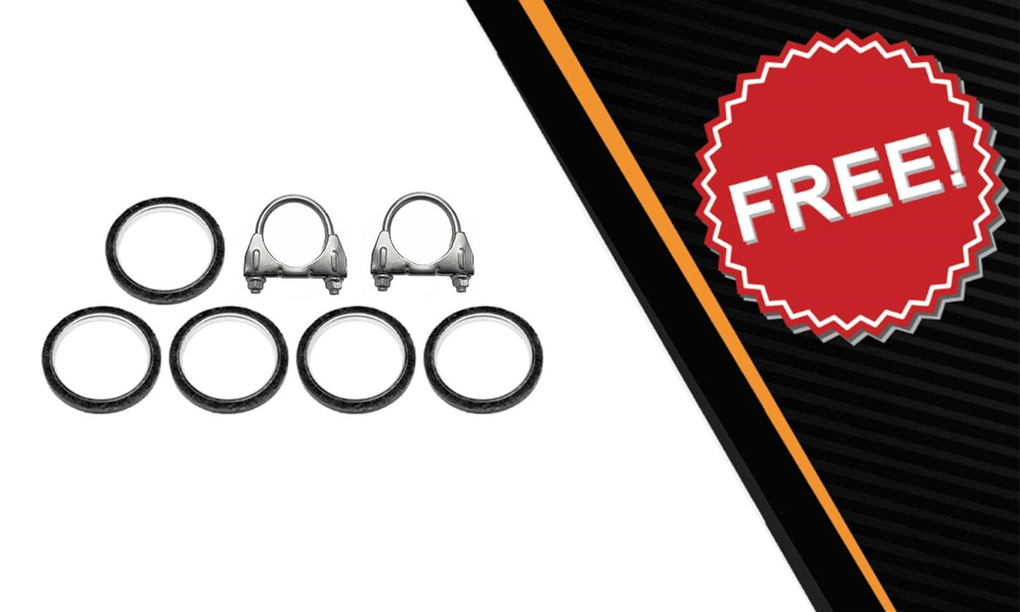 2003-2004 Toyota Tundra 4.7L Complete Exhaust System Kit with Catalytic