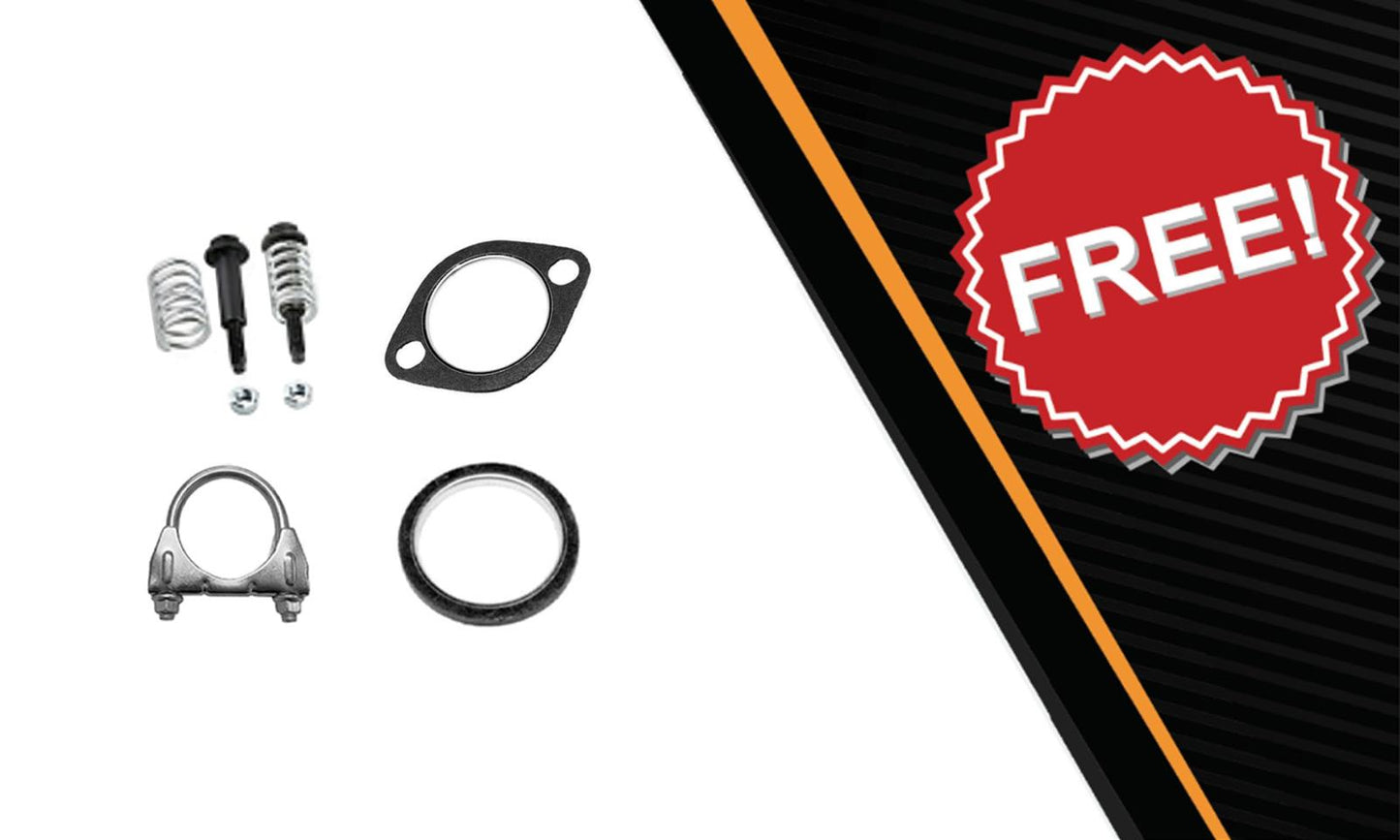 2008-2011 Subaru Impreza 2.5L Hatchback Exhaust Resonator Pipe and Muffler