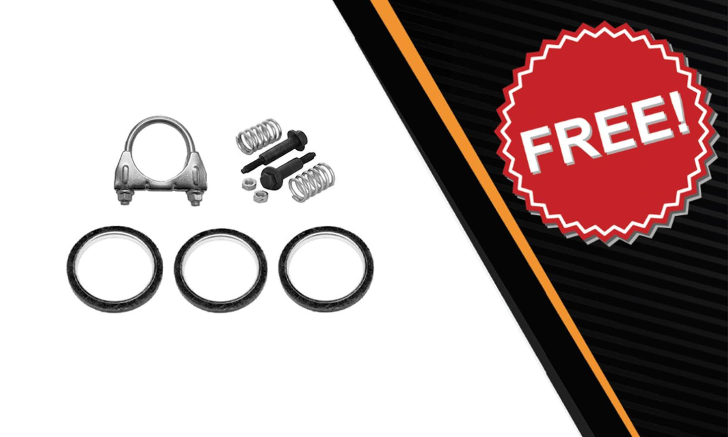 2007-2011 Nissan Versa 1.8L Exhaust Catalytic, Resonator and Muffler Exhaust System Kit