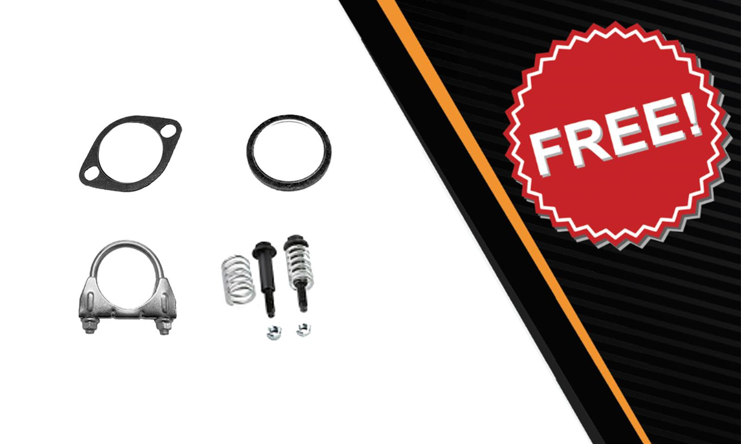 2012 Subaru Legacy 2.5L Resonator Pipe and Muffler Exhaust Kit