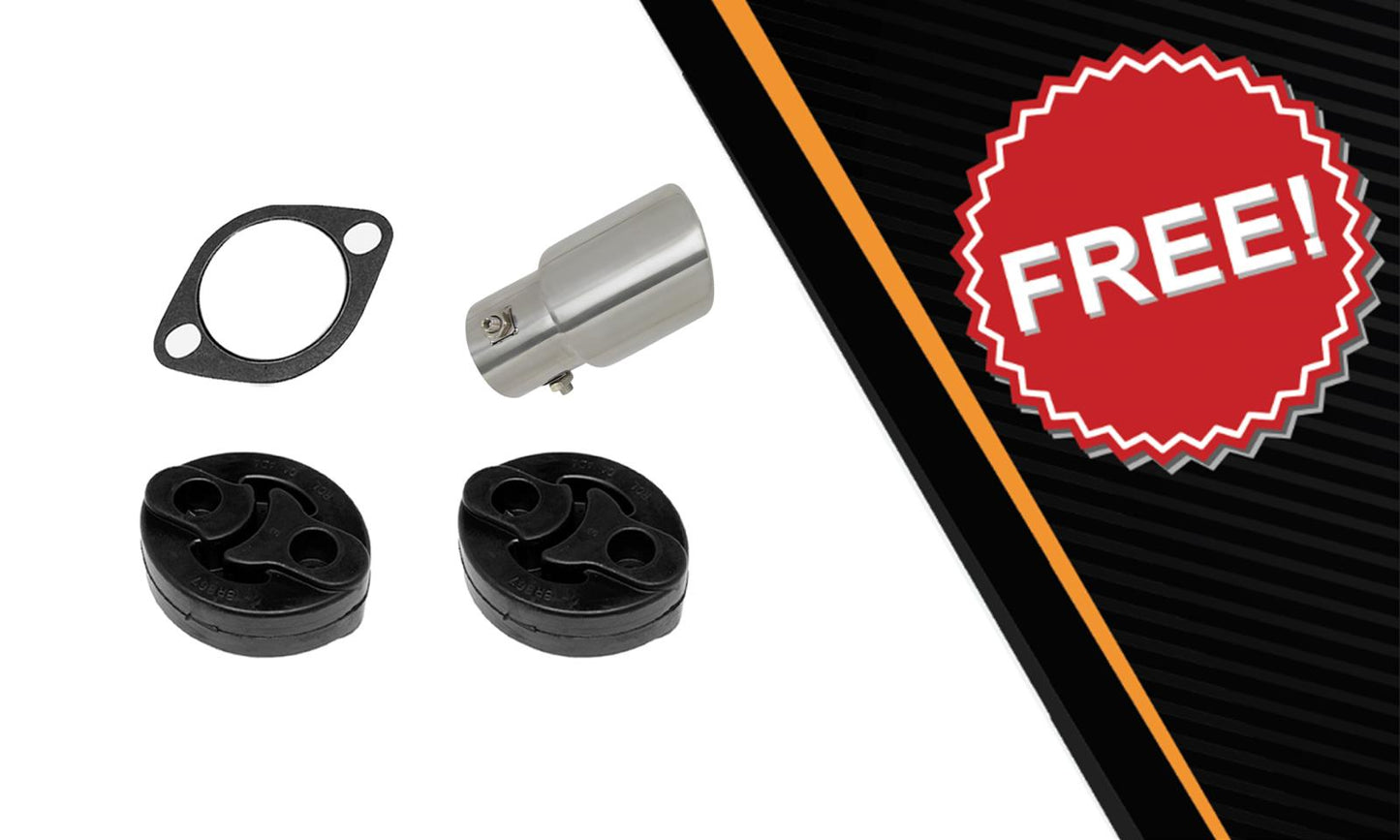 2008-2011 Subaru Impreza 2.5L Exhaust Muffler with Tips | Passenger-side