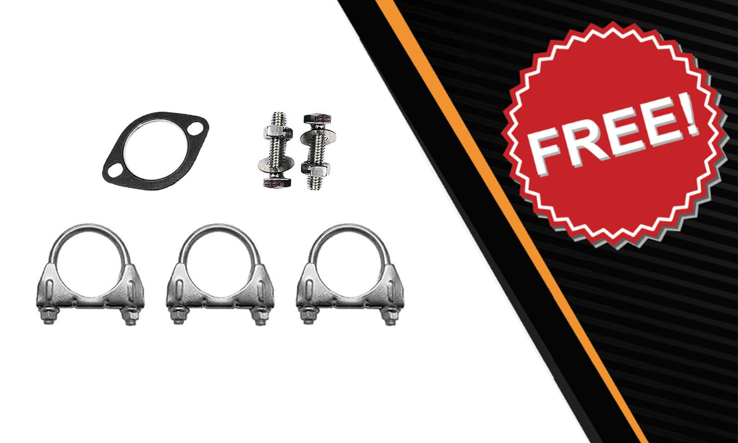 2011-2015 Chevy Cruze 1.4L Stainless Steel Resonator Muffler Tail Pipe Exhaust Kit