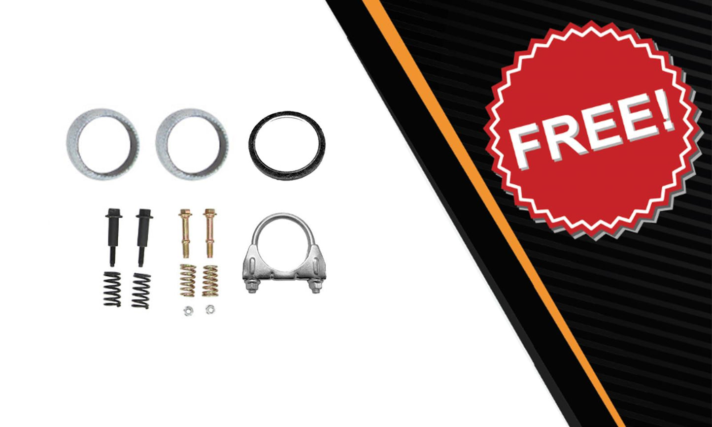 2013-2019 Nissan Sentra 1.8L EPA-Approved Rear Catalytic Resonator & Muffler Kit