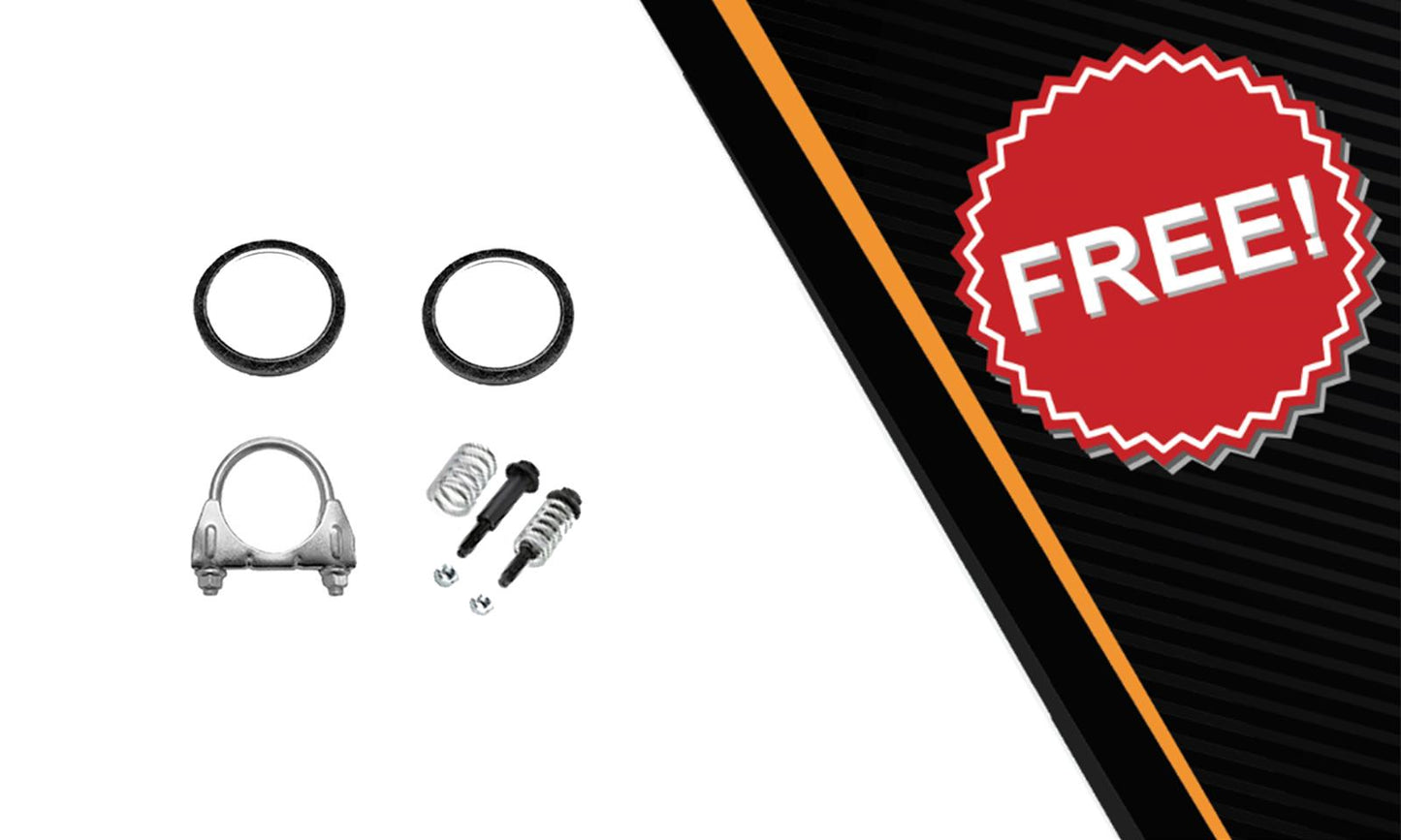 2013-2019 Nissan Sentra 1.8L Stainless Steel Resonator and Muffler Exhaust Kit