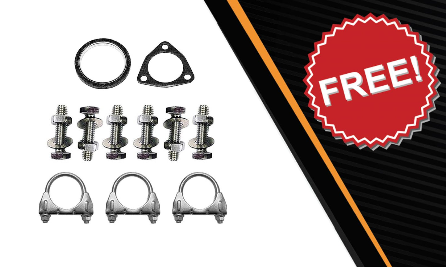 2016-17 & 2020 Civic 2.0L Stainless Steel Front Pipe Muffler Assembly Kit