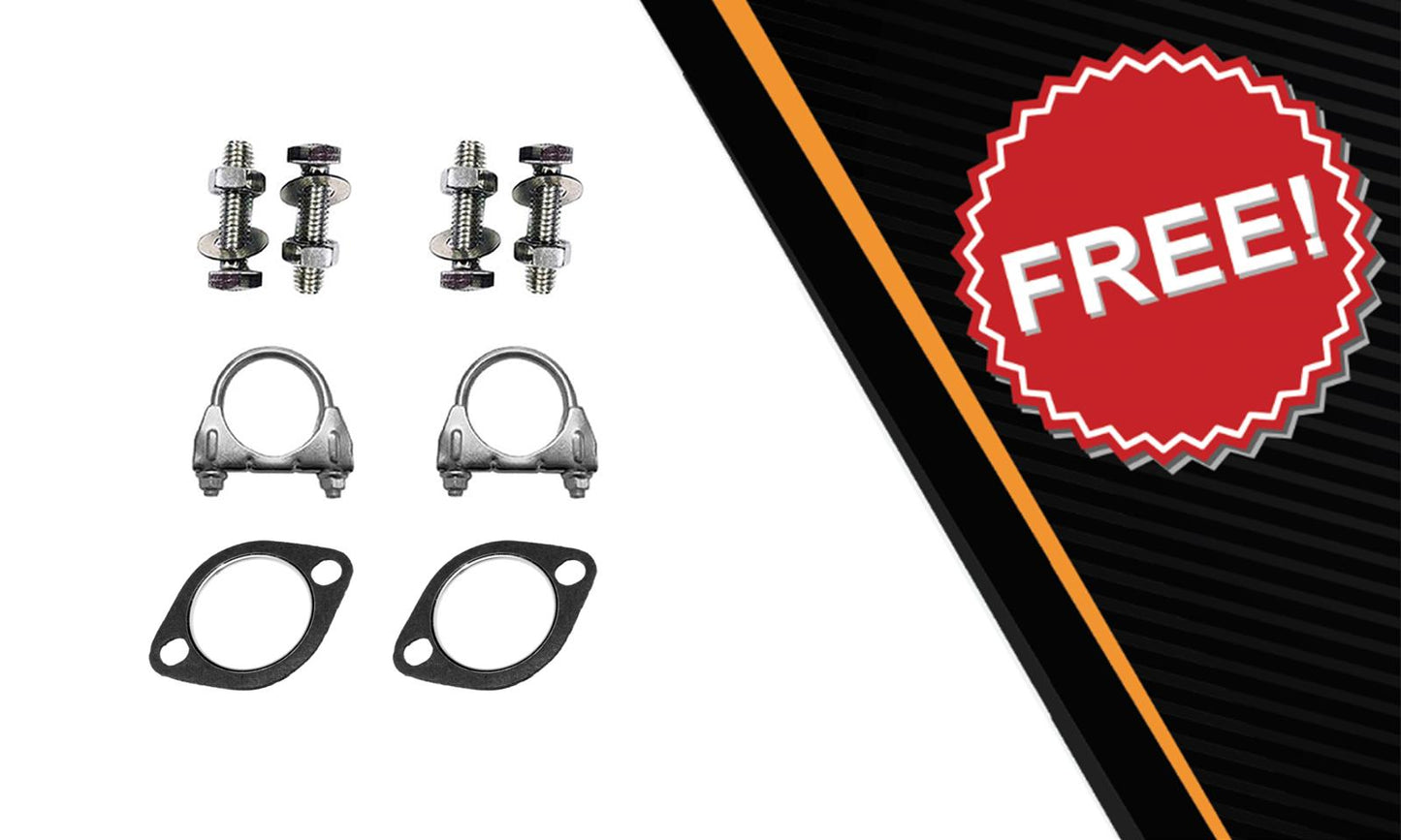 Exhaust Y Pipe Pair of Muffler Kit for 2007 Mazda CX-9 3.5L | 2008-2012 Mazda CX-9 3.7L