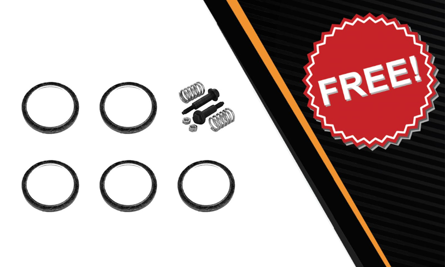 2013-2014 Toyota FJ Cruiser 4.0L EPA Approved Pair of Rear & Front Exhaust Catalytic with Muffler