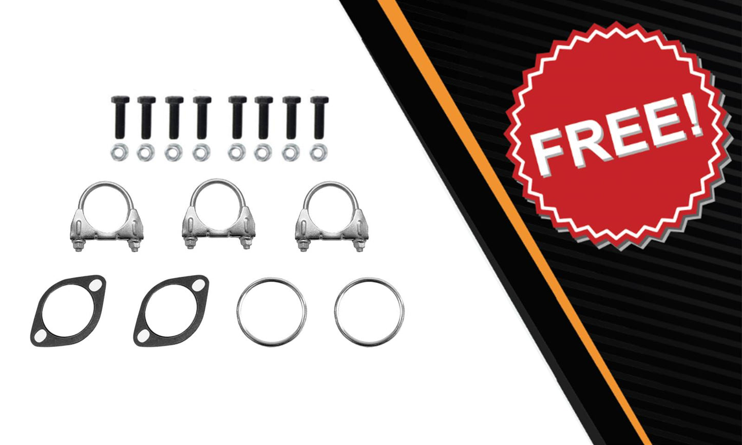 2007-2019 Nissan Frontier 4.0L Pair of Rear Exhaust Catalytic w/ Pipe & Muffler Kit - EPA Approved