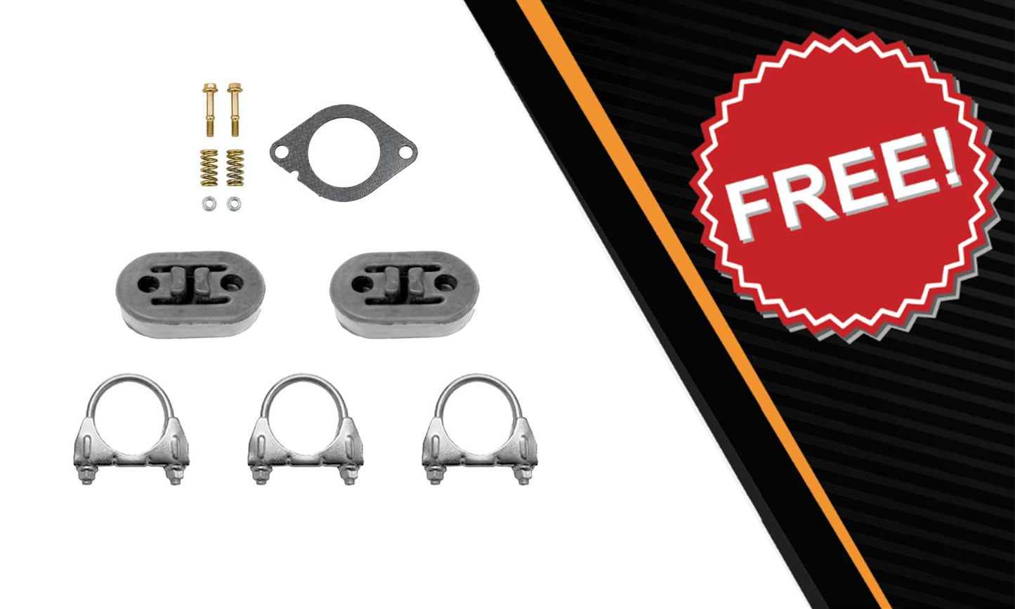 2008-2010 Jeep Commander 3.7L Stainless Steel Complete Exhaust System w/ Hangers - EPA Approved