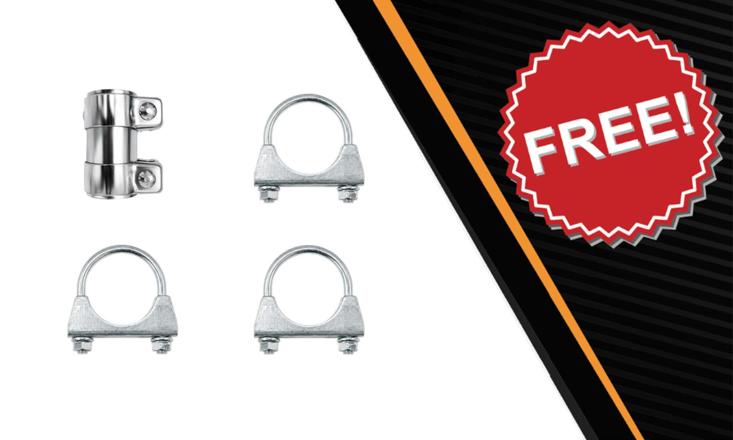 2005-2008 Ford F-150 4.2L 126in WB Pair of Catalytic Converter w/ Exhaust Pipe Kit - EPA Approved