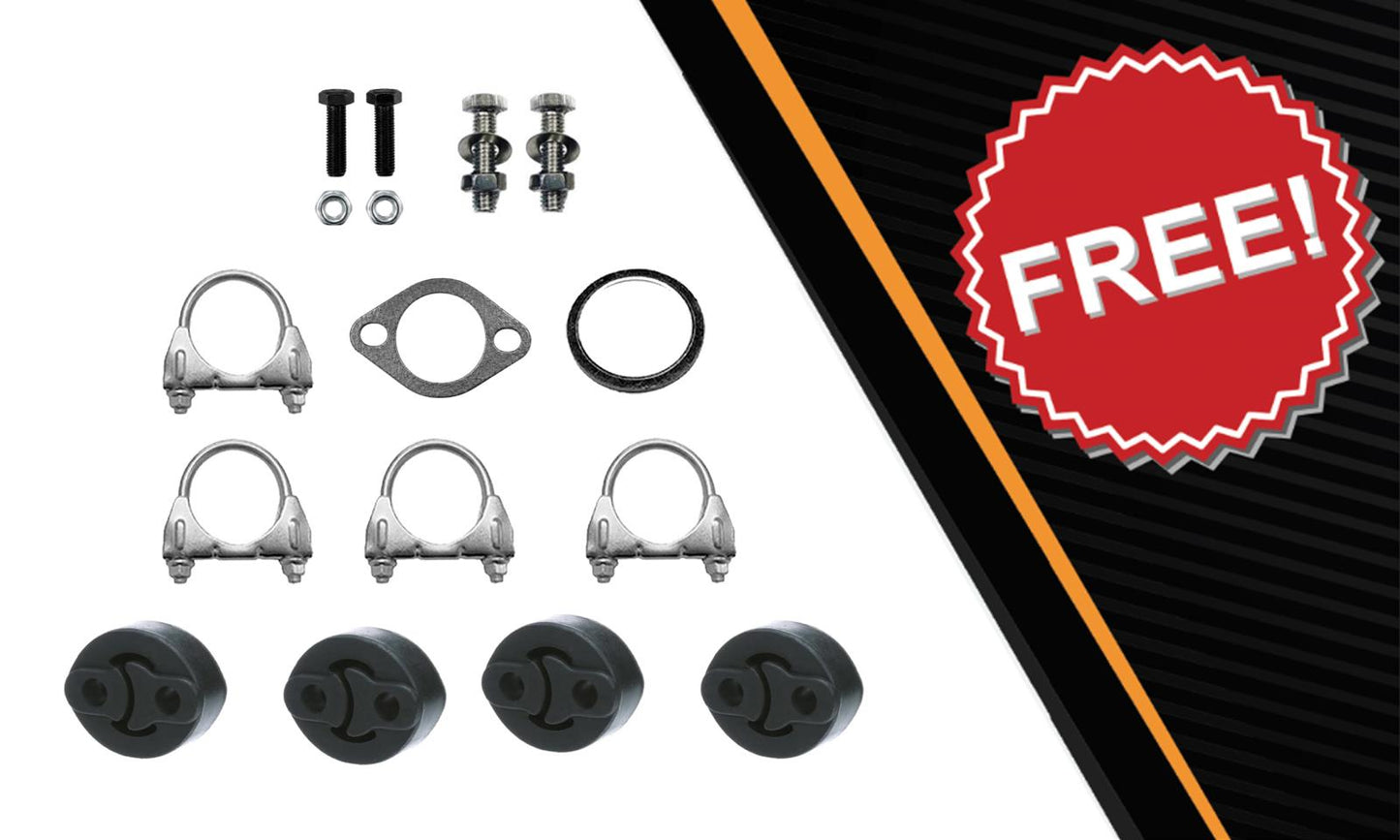 2010-2011 Mazda 3 2.0L SEDAN Rear Catalytic w/ Exhaust Pipes, Muffler & Tail Pipe Kit | Stainless Steel
