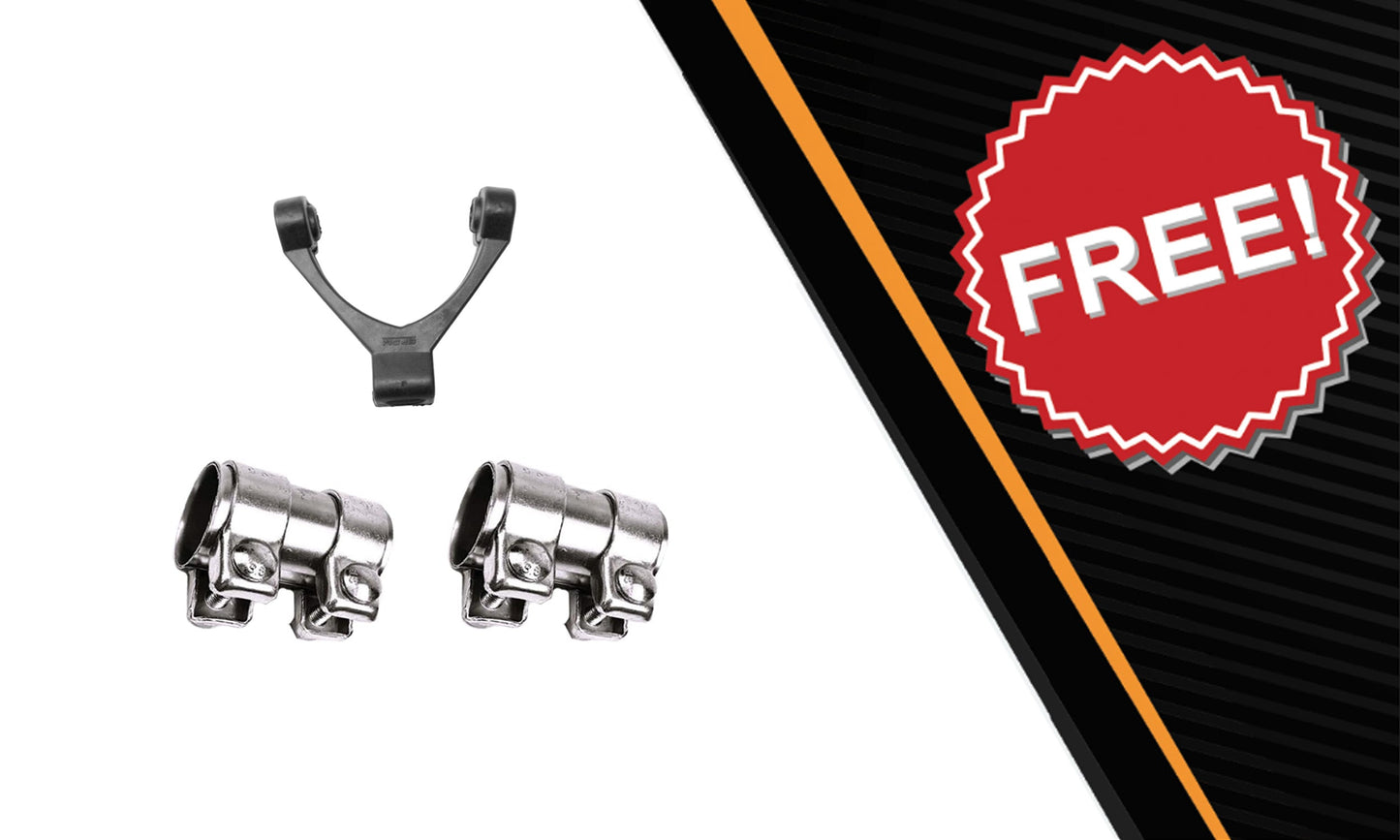 1999-2005 Volkswagen Beetle 1.8L | 2006-2010 Volkswagen Beetle 2.5L Exhaust Resonator Pipe and Muffler