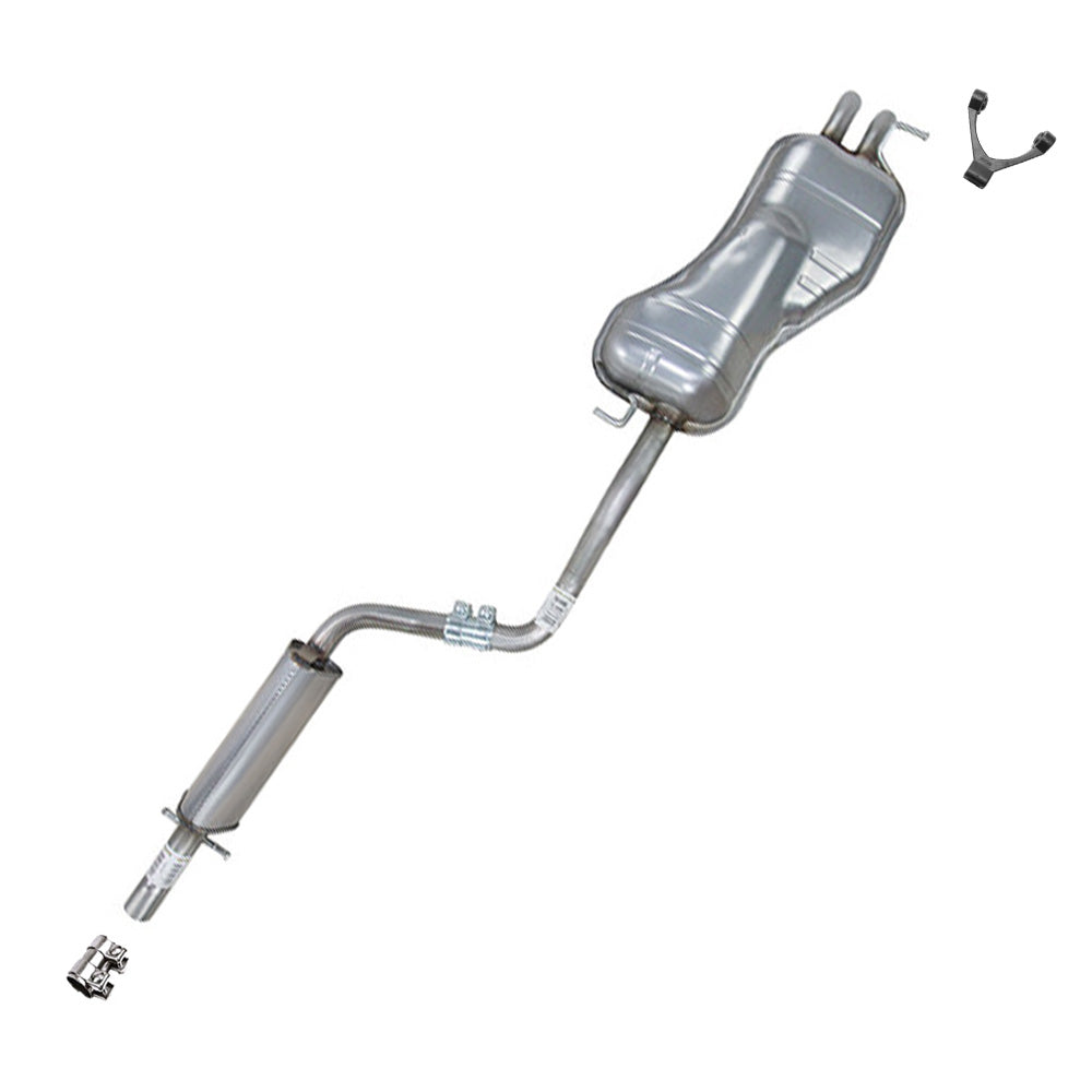1999-2005 Volkswagen Beetle 1.8L | 2006-2010 Volkswagen Beetle 2.5L Exhaust Resonator Pipe and Muffler