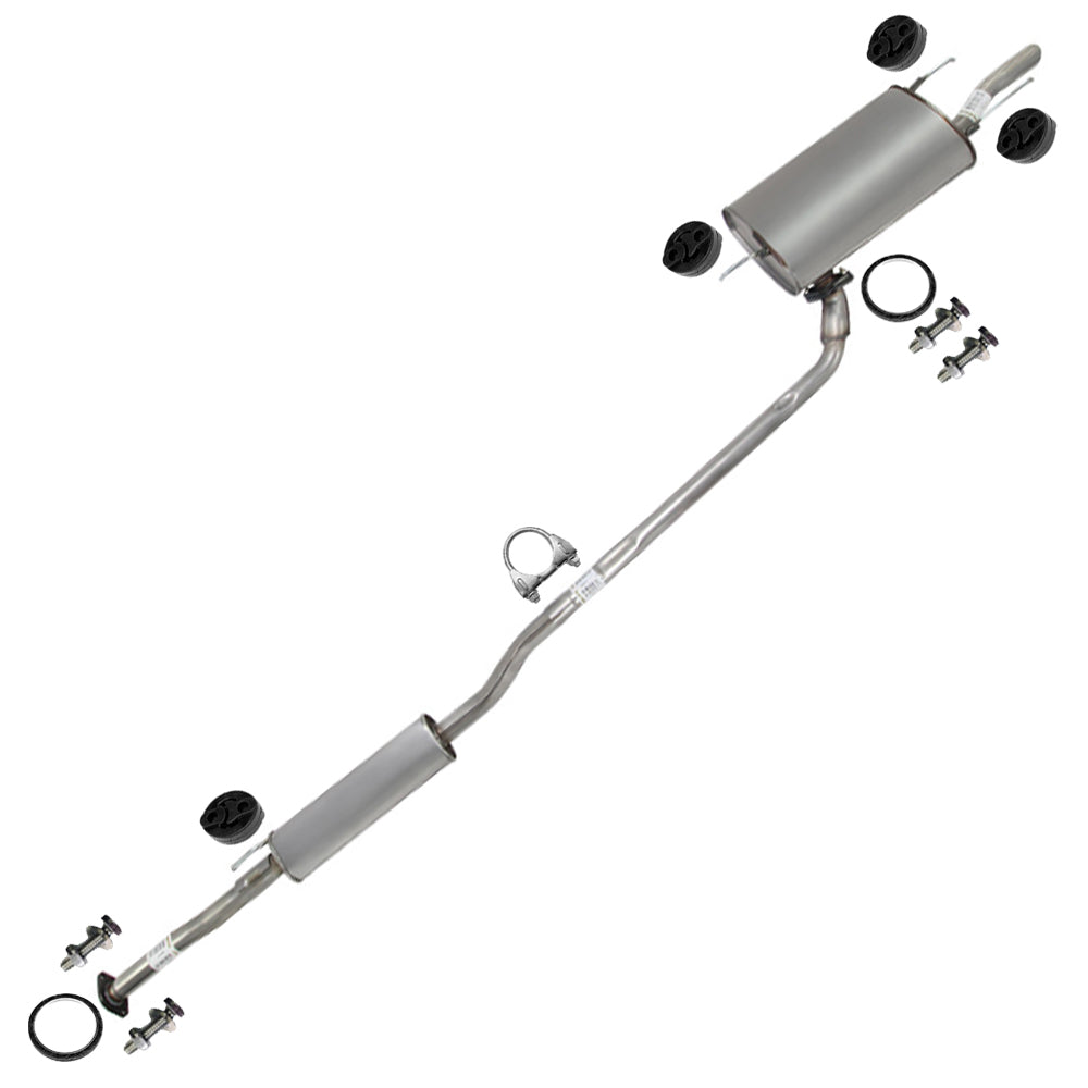 1994-1996 Toyota Camry 2.2L Resonator and Muffler Exhaust Kit