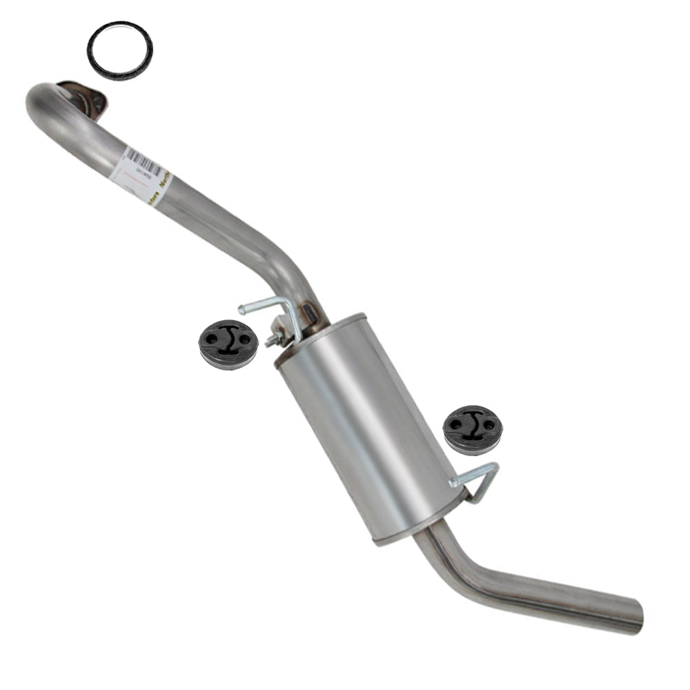 Exhaust Resonator Pipe w/ Hangers for 1996-2000 Nissan Pathfinder and Infiniti QX4 3.3L