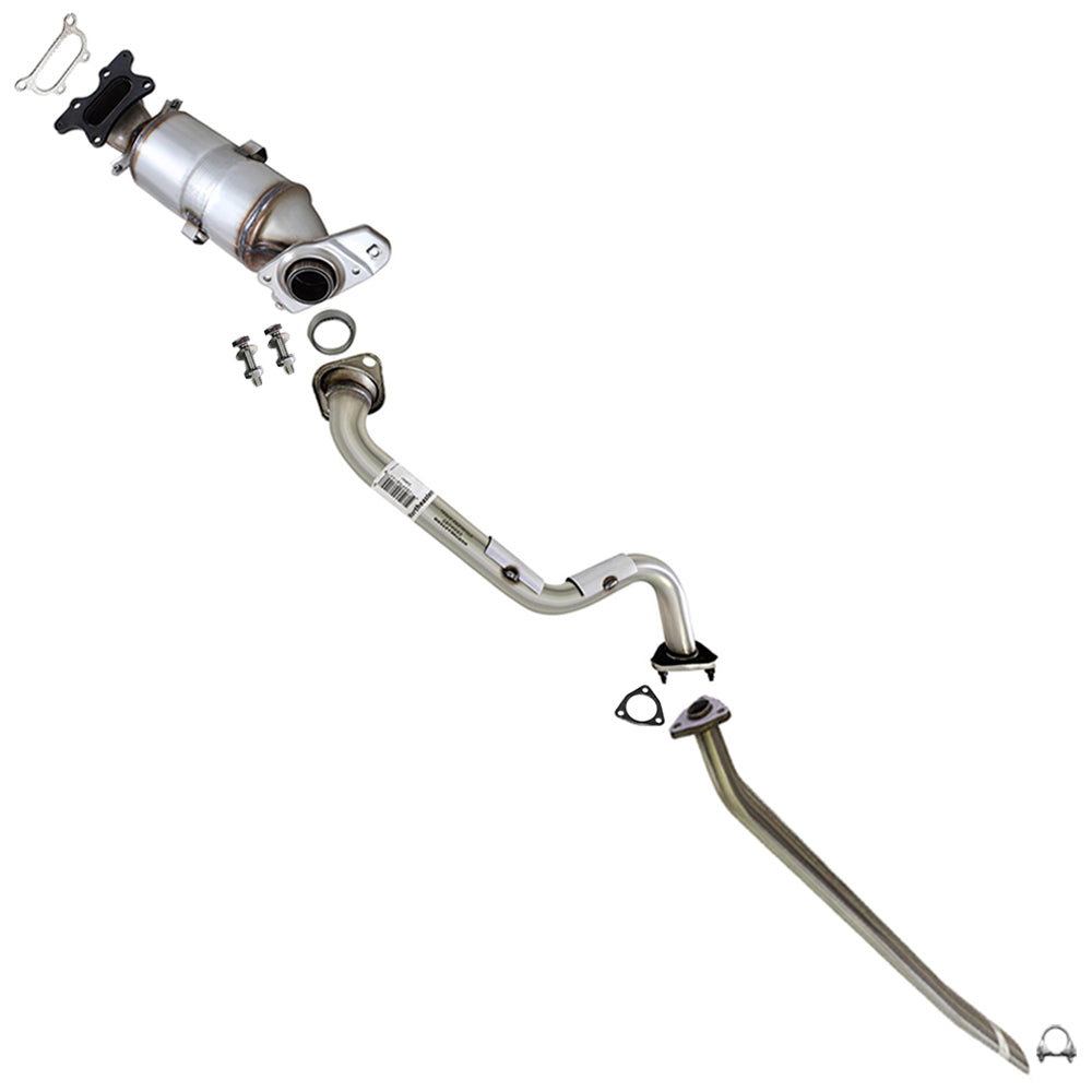 2012-2013 Honda Civic 1.8L EPA Approved Manifold Catalytic Converter and Exhaust Pipes