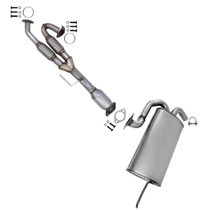 2004-2006 Nissan Quest 3.5L Exhaust Catalytic Converter and Muffler | EPA Approved