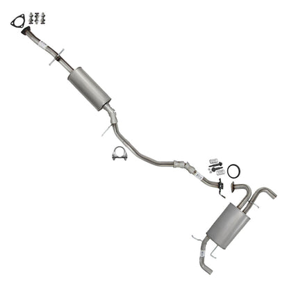 2007-2012 Acura RDX 2.3L Stainless Steel Muffler Assembly & Rear Muffler Kit