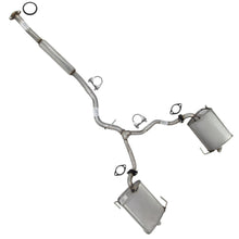 2006-2009 Subaru Outback 2.5L Exhaust Resonator Pipe and Pair of Muffler