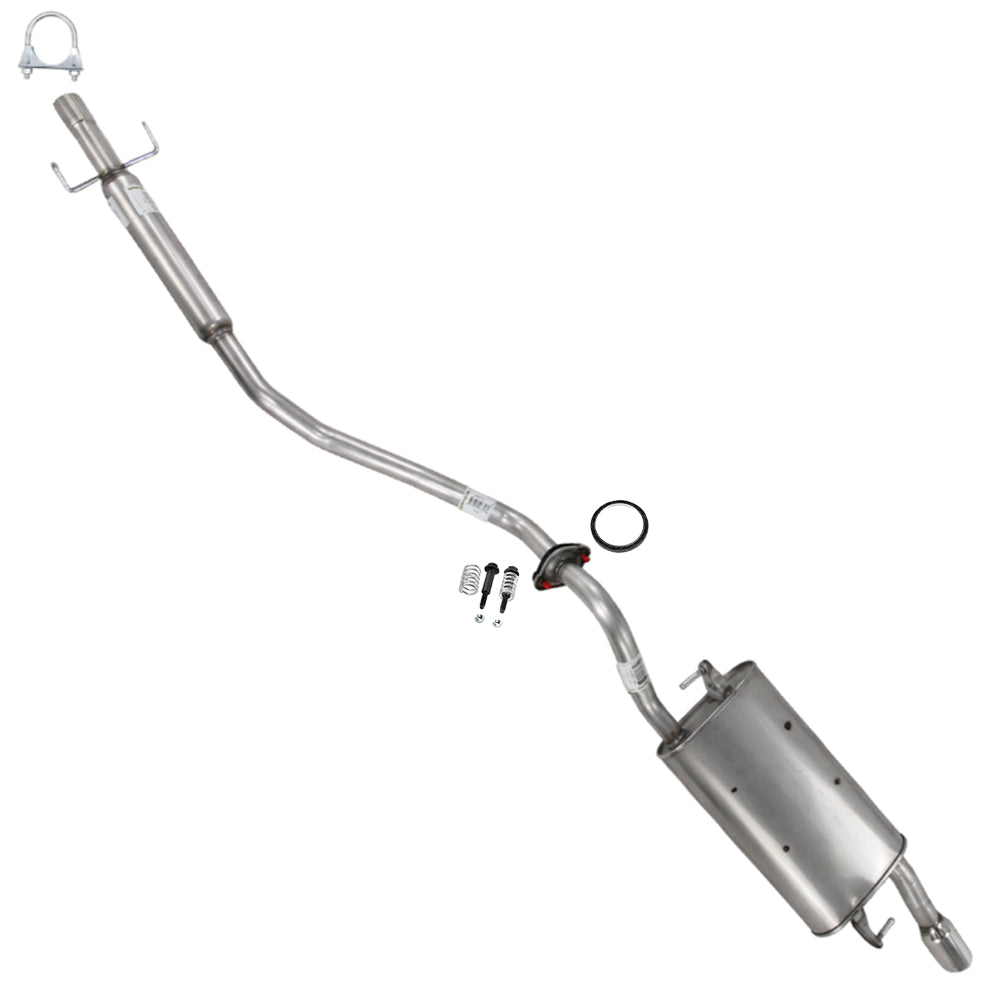 2003-2005 Toyota Corolla 1.8L Muffler Resonator Pipe Exhaust System Kit | For 1ZZFE Engine Code