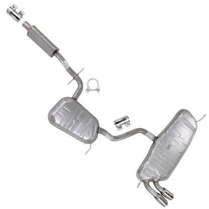 2010-2014 Volkswagen Golf 2.5L and 2006-2009 Volkswagen Rabbit 2.5L Exhaust Resonator Pipe and Muffler