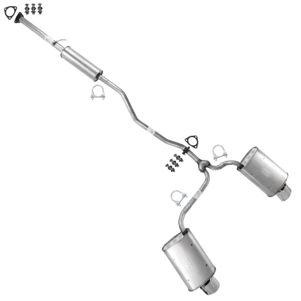 2016 Honda Accord 3.5L Cat-back Exhaust System Kit | SEDAN