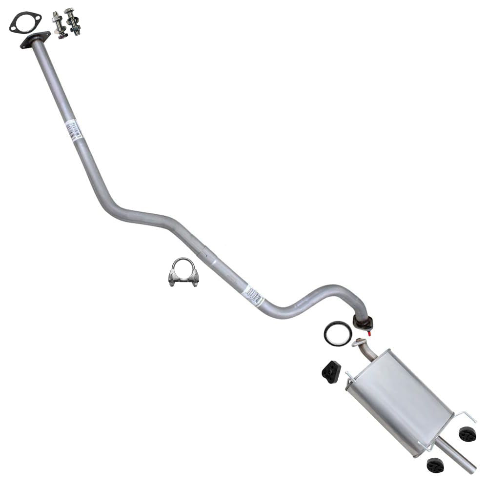 2000-2006 Nissan Sentra 1.8L Exhaust Resonator Pipe & Muffler