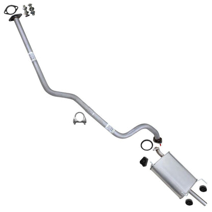 2000-2006 Nissan Sentra 1.8L Exhaust Resonator Pipe & Muffler