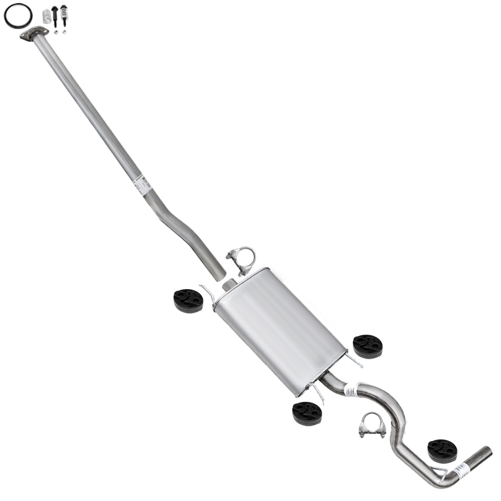 2005-2012 Toyota Tacoma 4.0L 140in WB Exhaust Muffler & Intermediate Pipe Kit