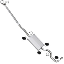 2005-2012 Toyota Tacoma 4.0L 140in WB Exhaust Muffler & Intermediate Pipe Kit