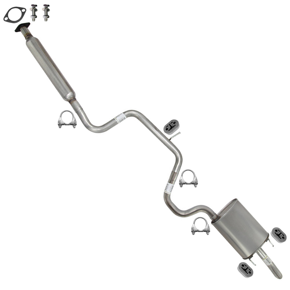2003-2005 Chevy Impala and Monte Carlo 3.4L 3.8L Resonator, Intermediate Pipe and Muffler