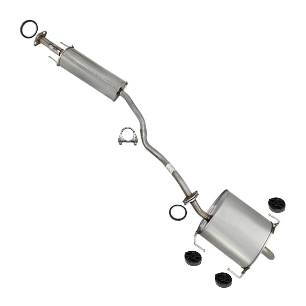 2009-2014 Nissan Cube 1.8L Resonator Pipe and Muffler Exhaust Kit