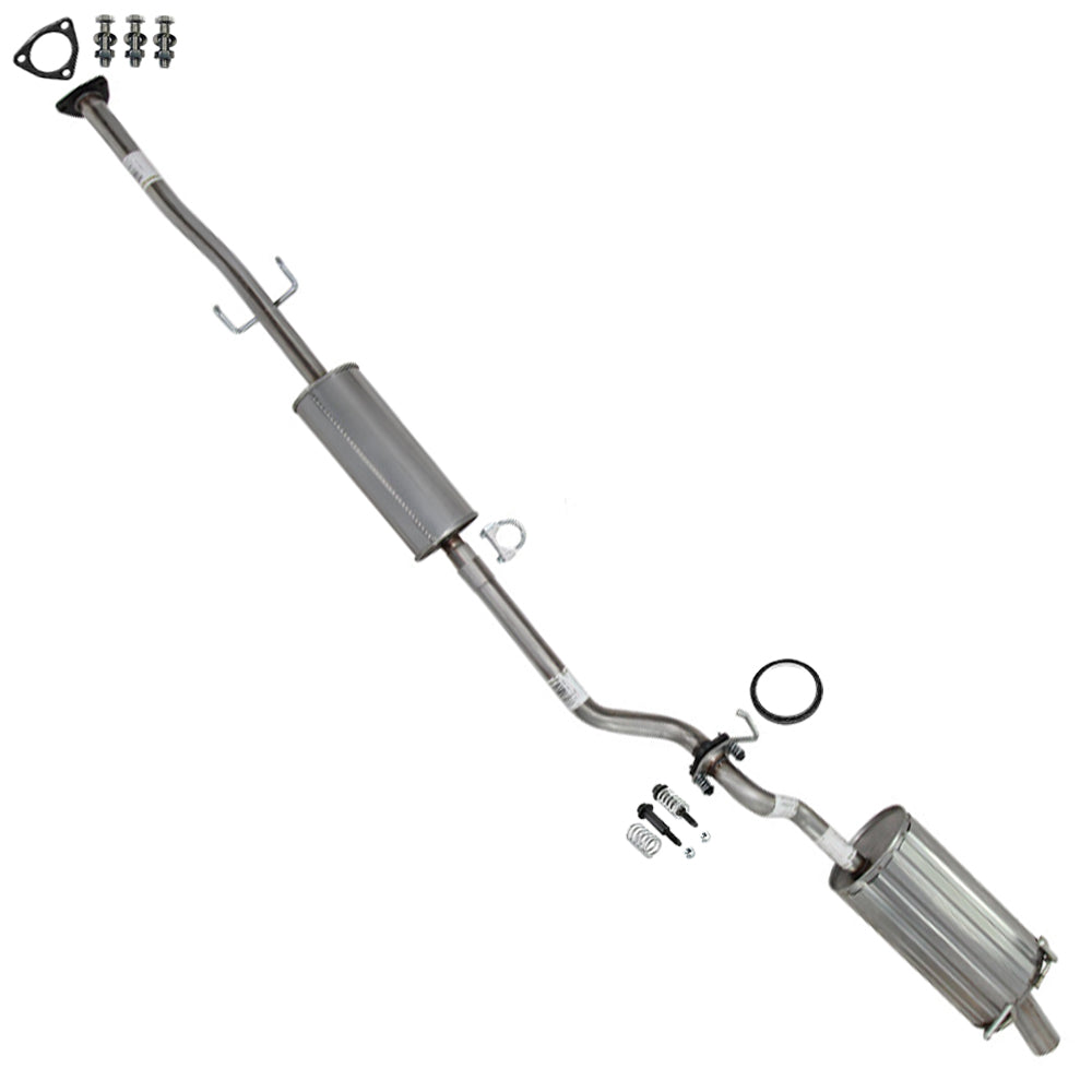 2010-2011 Honda CR-V 2.4L Resonator Pipe and Muffler Exhaust System Kit
