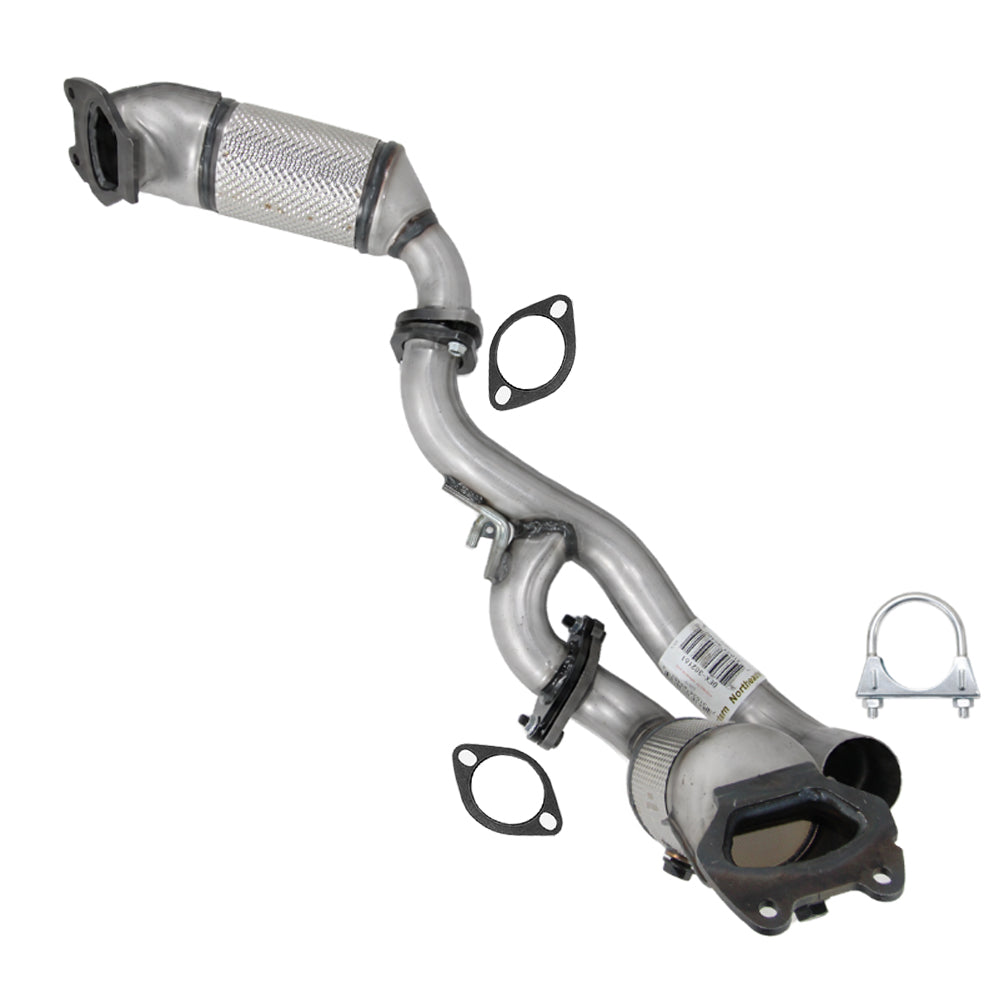 Pair of Catalytic Converter and Pipe for 2011-2014 Chrysler 200 | 2011-2016 Chrysler Town & Country 3.6L