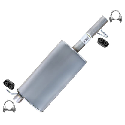 Northeastern Exhaust | Stainless Steel Exhaust Muffler with Hangers Compatible for Chevy S10/GMC Sonoma/Isuzu Hombre 1998-2000 2.2L |   Free Clamps and Hangers Included