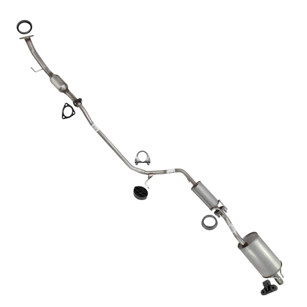 2006-2011 Honda Civic 1.3L Catalytic Converter, Resonator Pipe and Muffler
