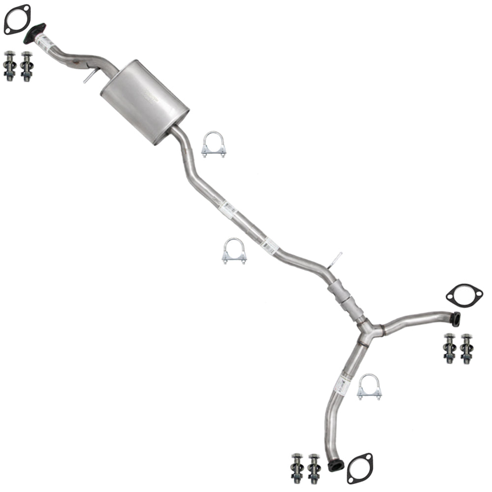 2007 Mazda CX-9 3.5L & 2008-2015 CX-9 3.7L Stainless Steel Resonator Y-Pipe Kit