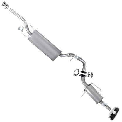 2013-2018 Hyundai Santa Fe Sport 2.4L Stainless Steel Exhaust Muffler & Tail Pipe w/ Tip