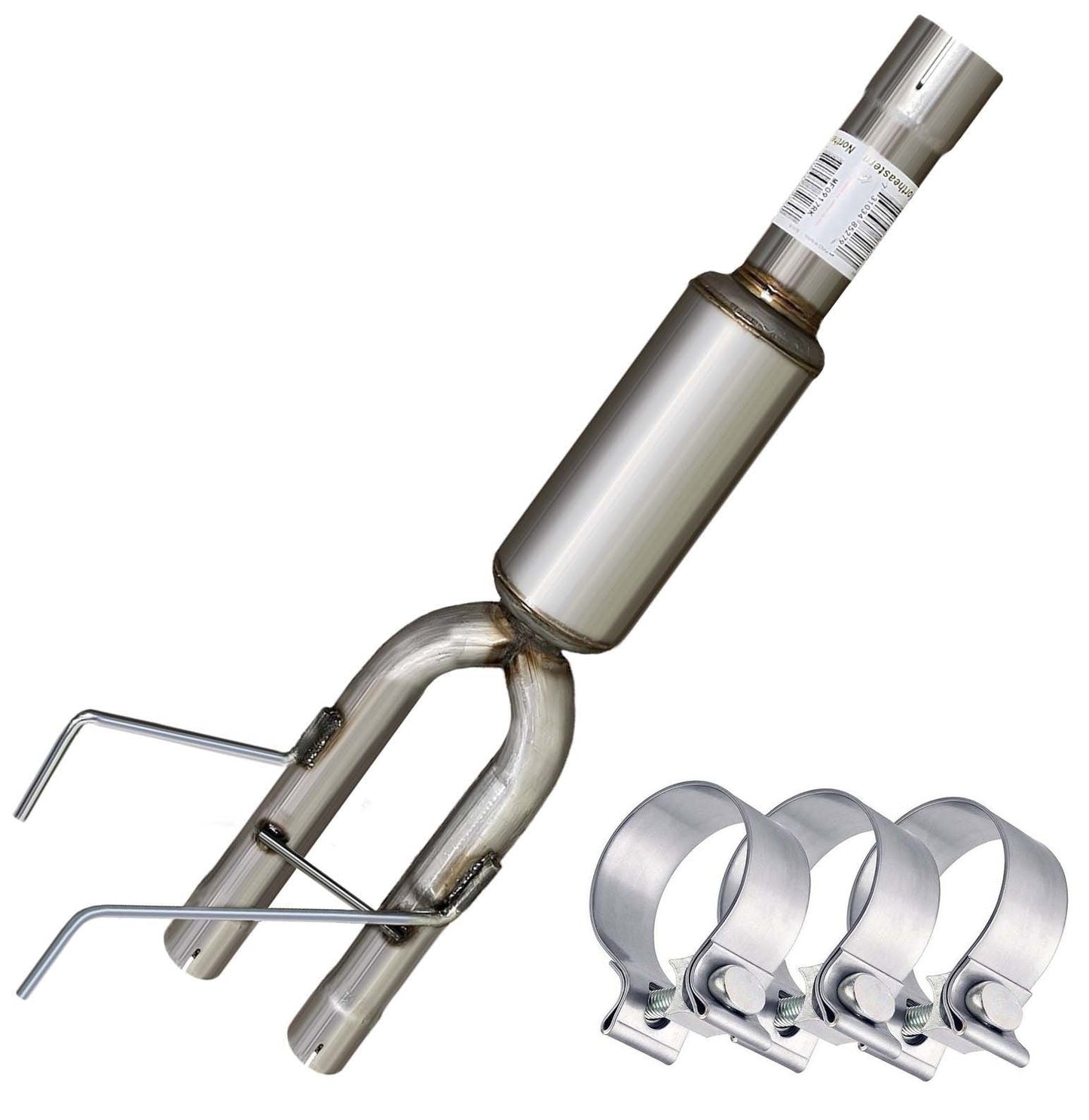 Dual Chamber Performance Exhaust Muffler Compatible for Dodge Ram 1500 2009-2010