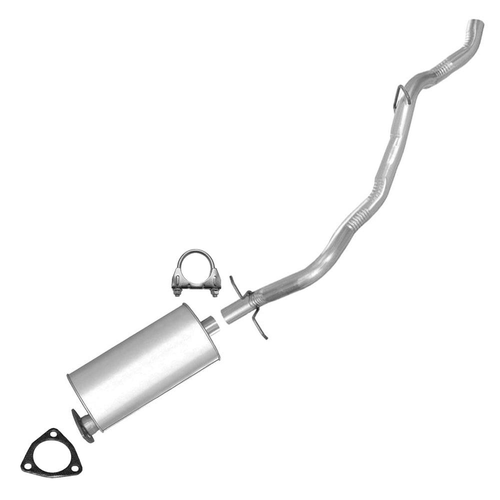 1995-1999 Chevy Blazer and GMC Jimmy 4.3L Resonator Muffler Tailpipe Exhaust System