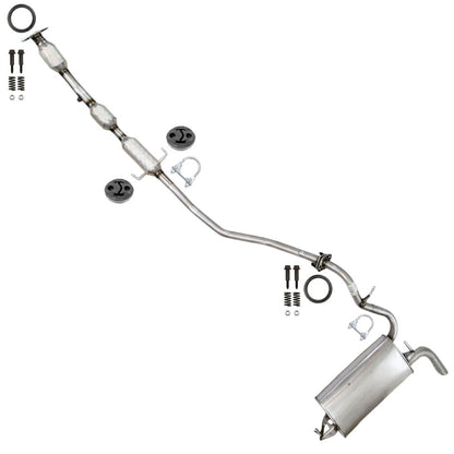 2009-2013 Toyota Matrix 1.8L Stainless Steel Catalytic and Muffler Assembly Kit - EPA Approved