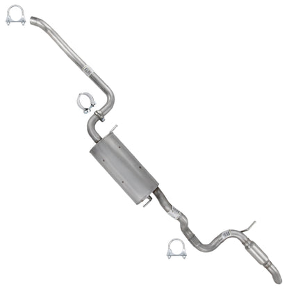 2011-2016 Chrysler Town & Country 3.6L Intermediate Pipe, Muffler & Resonator Kit | Stainless Steel