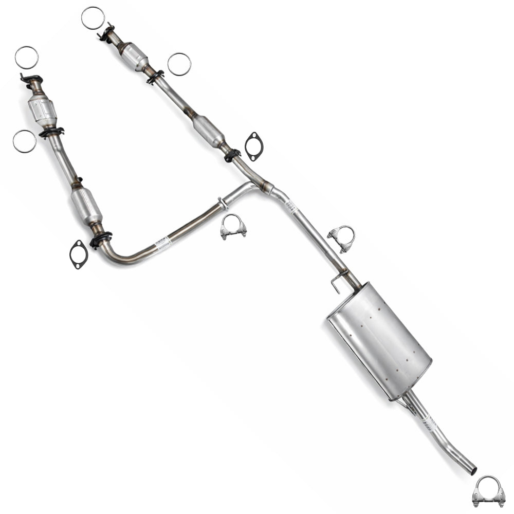 2009-2012 Suzuki Equator 4.0L EPA Approved Exhaust Pair of Manifold & Catalytic System Kit