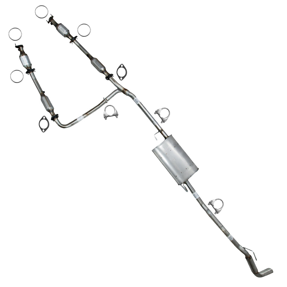 2009-2012 Suzuki Equator 4.0L EPA Approved Exhaust Pair of Manifold & Catalytic Complete System Kit