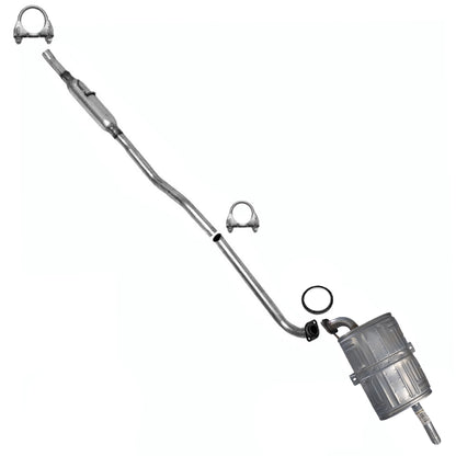 Resonator and Muffler Exhaust for 1998-2001 Chevy Prizm and Toyota Corolla 1.8L