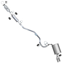 2010-2011 Mercury Milan 2.5L Rear Catalytic w/ Exhaust Pipes & Muffler Kit | Stainless Steel