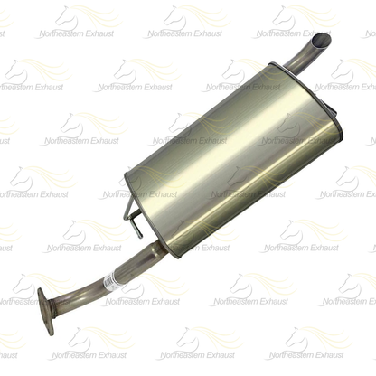 2005-2008 Toyota Corolla 1.8L Exhaust Resonator Pipe and Muffler